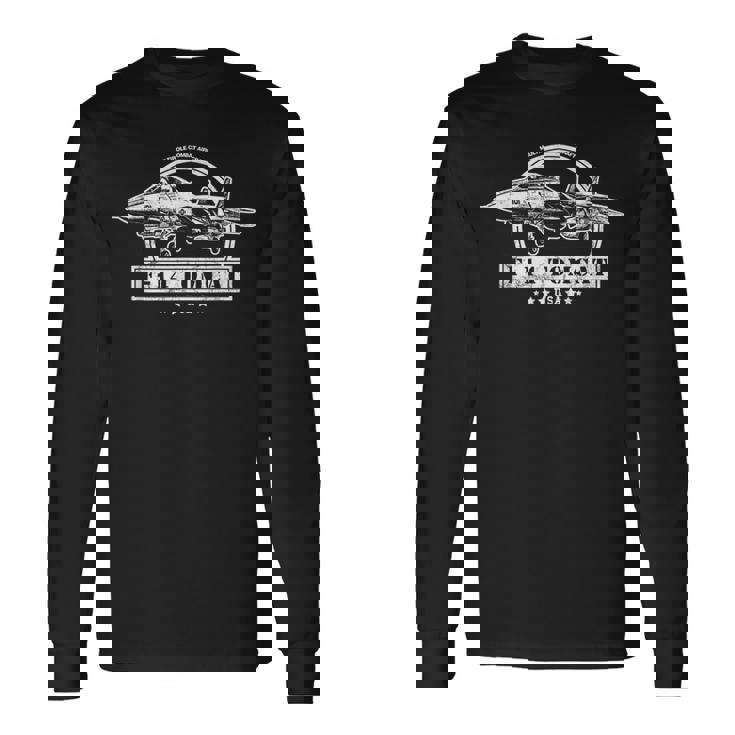 F-14 トムキャット 戦闘機 長袖Tシャツ
