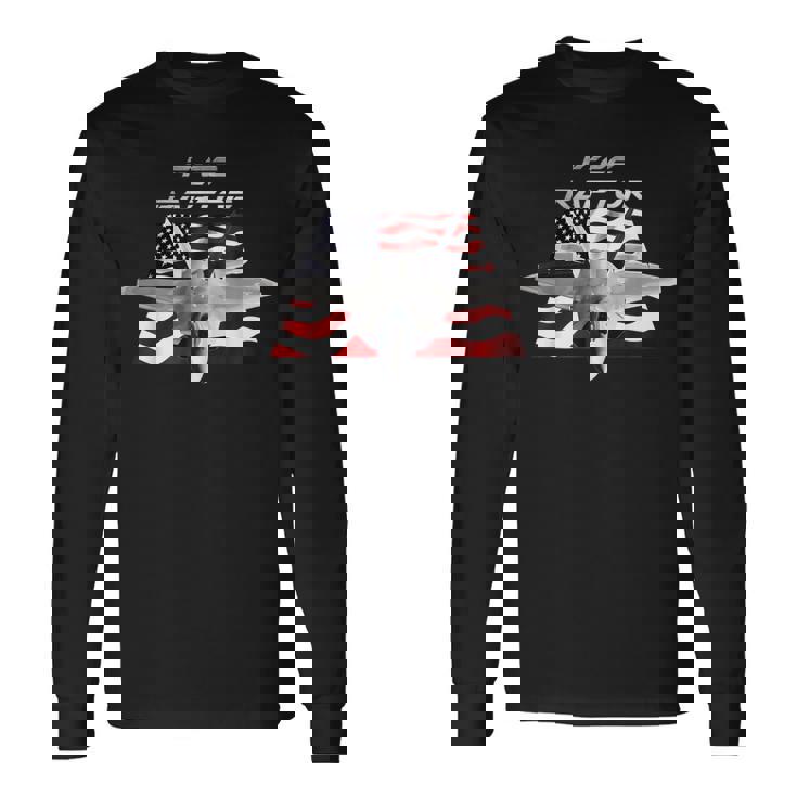 F-22 ラプター 長袖Tシャツ