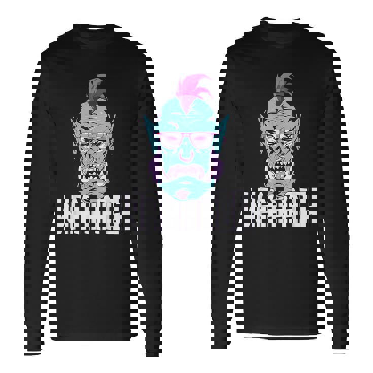 Fantasy Ork Mmorpg Rpg ゲーマーヘッド 長袖Tシャツ