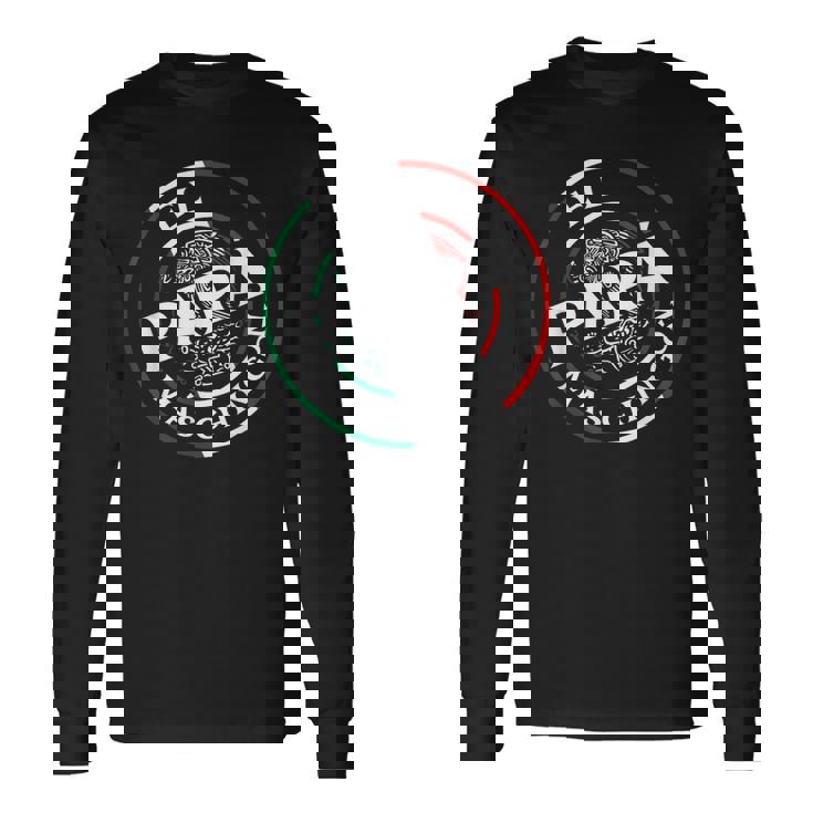 Father's Day El Papa Mas Chingon Mexican Dad Spanish Long Sleeve T-Shirt