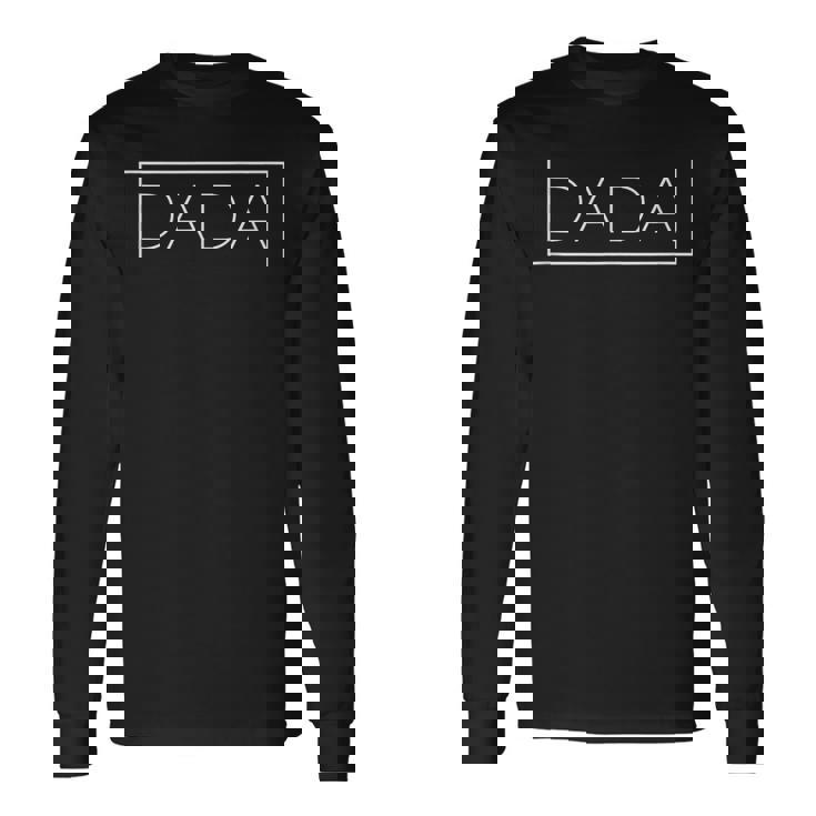 Fathers Day For New Dad Him Papa Grandpa 2025 Dada Long Sleeve T-Shirt