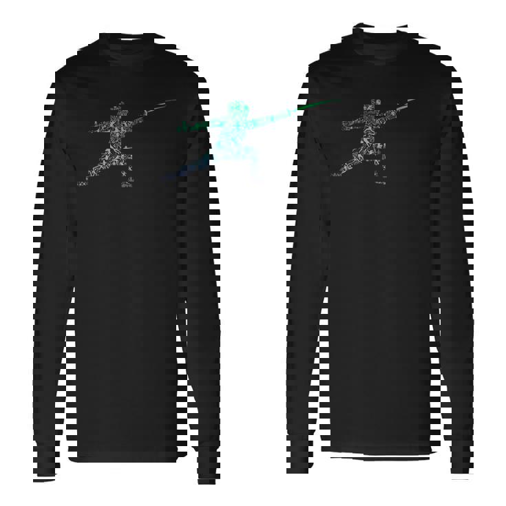 Fencingtance フェンサー 剣闘 ボーイズ フェンシング 長袖Tシャツ