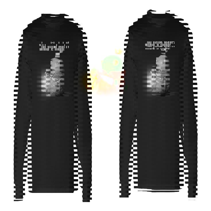 Ffxi Ff11 Mmorpg ブラッドポートはいかがですか 長袖Tシャツ