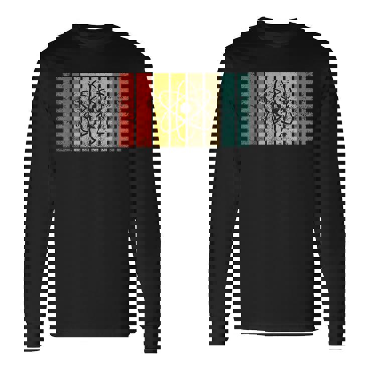 Física Ciencia Natural Retro-Vintage Electrón Neutrón Átomos Camiseta de manga larga