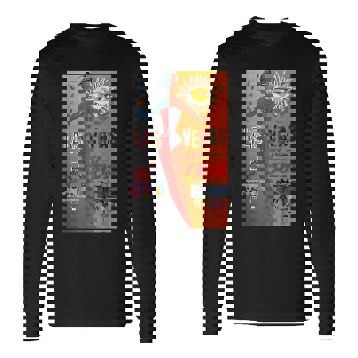 Fly Twa ラスベガス ビンテージ トラベルtシャツ 長袖Tシャツ