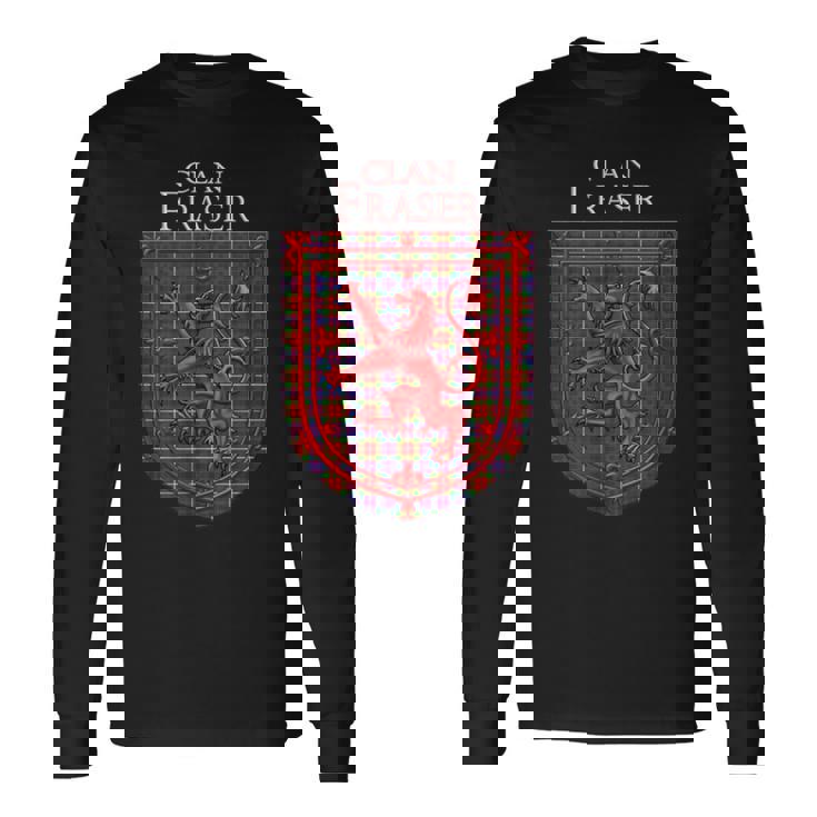 Fraser Of Lovat Tartan Cuadros Escoceses Camiseta de manga larga