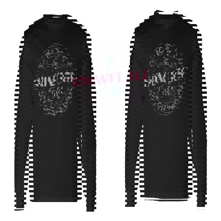 Frosty'snowflake Café 気まぐれでお祭り 長袖Tシャツ