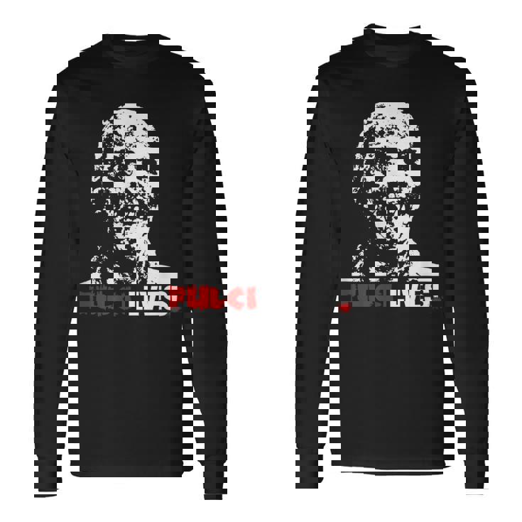 Fulci Livesゾンビホラー映画tシャツ 長袖Tシャツ