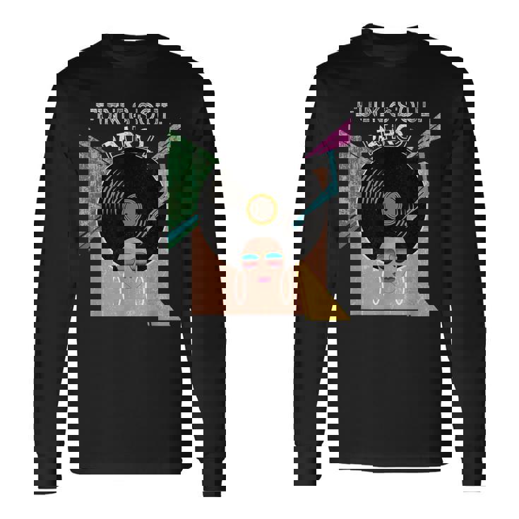 Funk &Oul Patrol 70年代80年代ビンテージアフログラフィックミュージックシャツ 長袖Tシャツ