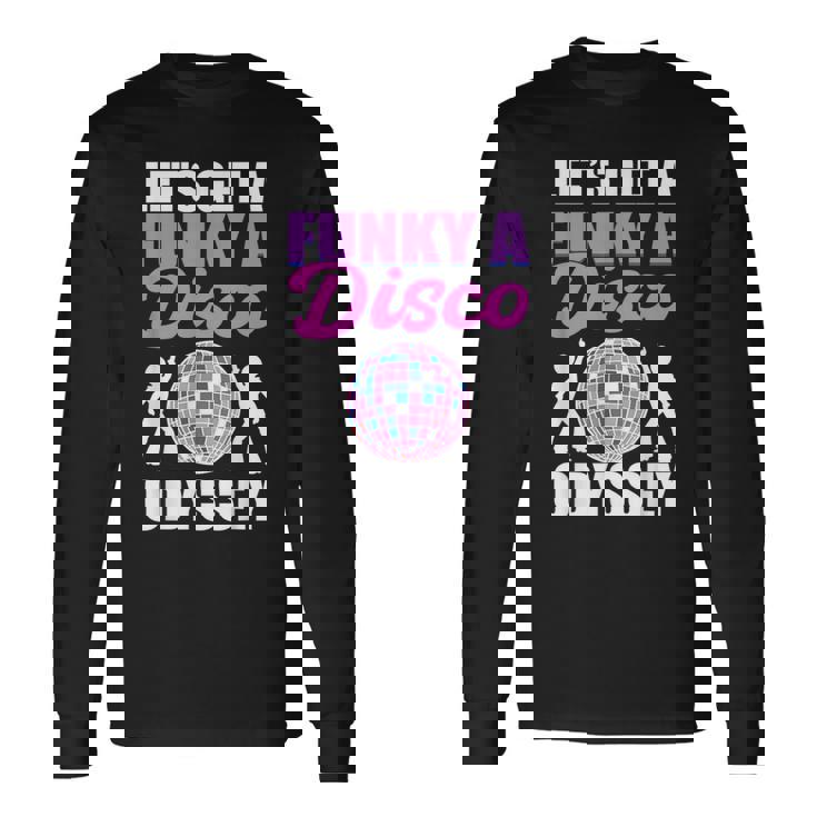 Funkyoul Music Lovers ヴィンテージ グルーヴィーディスコ 長袖Tシャツ