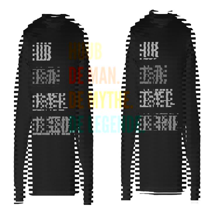 Dutch First Name Huub 長袖Tシャツ