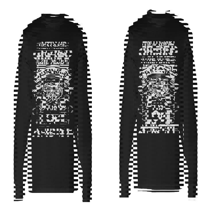 Gamer ボーイフレンド ミーム ビデオゲーム ティーンエイジャー ボーイズ メンズ 長袖Tシャツ