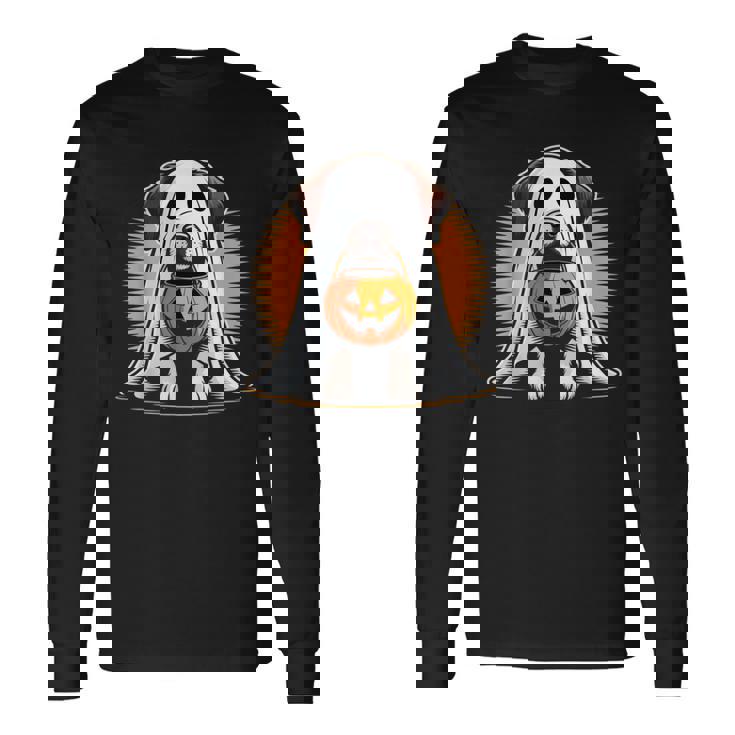 My Dog Is My Boo ハロウィン ゴーストドッグ メンズ レディース キッズ 長袖Tシャツ