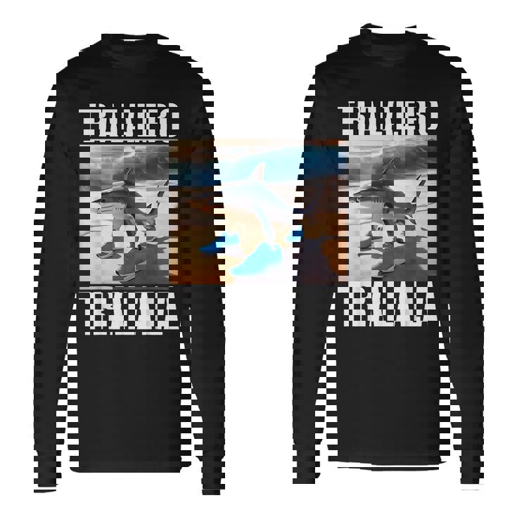 Tralalero Tralala イタリア Brainrot Gen Z 長袖Tシャツ