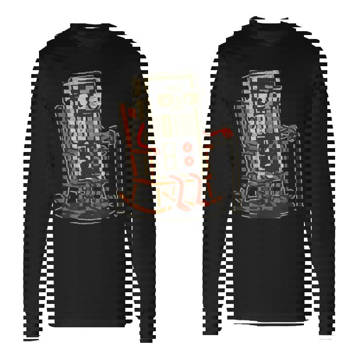 Vintage Old Gamer Retro Video Game Old Gamer Long Sleeve T-Shirt