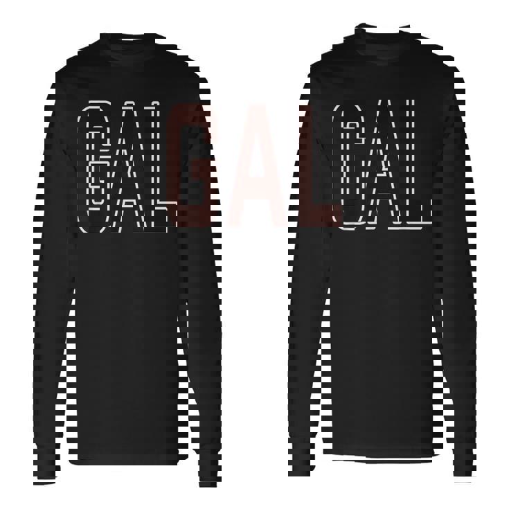Gal ギャル【英語 文字】メッセージ 面白い デザイン 長袖Tシャツ