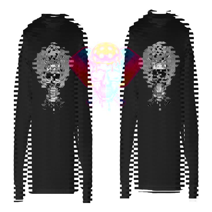 Game Overkull ピックルボール パドル ドリップグラフィック 長袖Tシャツ