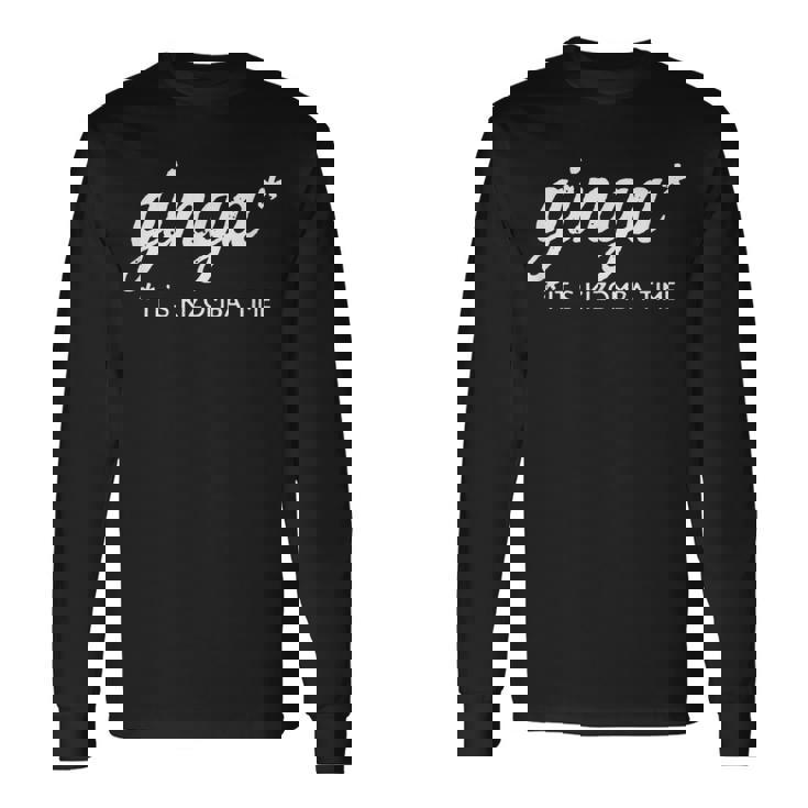 Ginga It's Kizomba Time 長袖Tシャツ