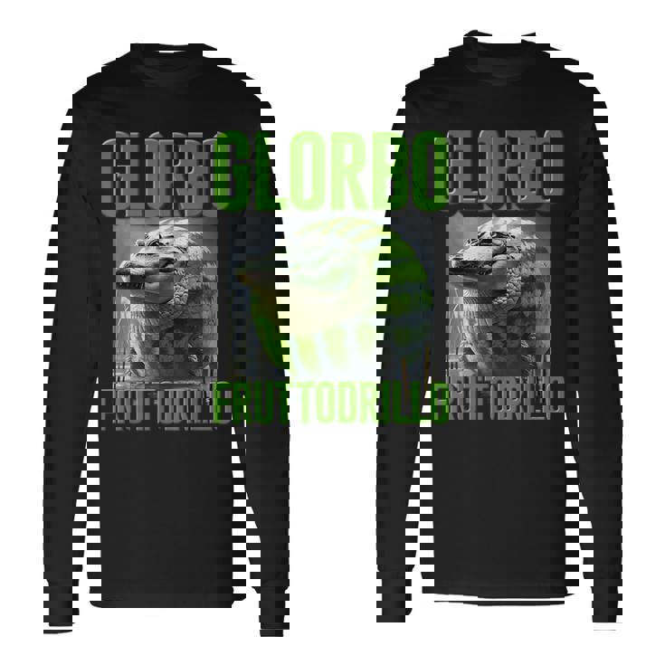 Glorbo Fruttodrillo Ai モンスター イタリアン ブレイン ロート キッズ 男の子 長袖Tシャツ