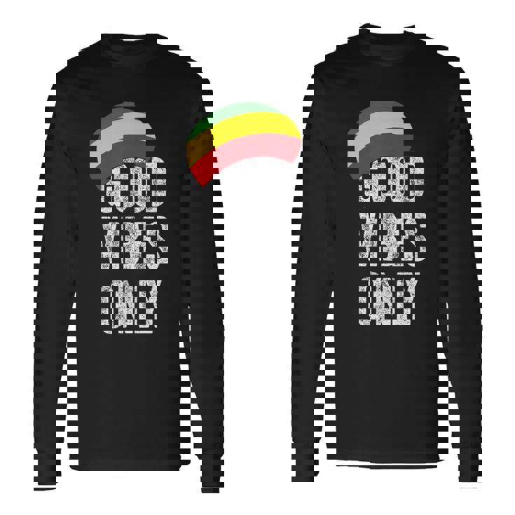 Goodibes Only レゲエ 帽子 レゲエ ラスタファリ ジャマイカ 長袖Tシャツ