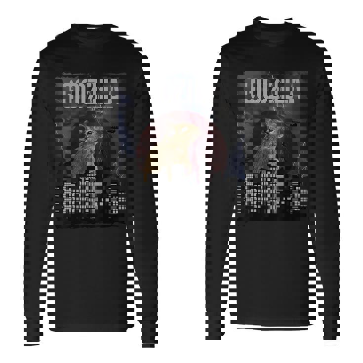 Goozilla オクトドン デグス グッズ おもしろ デグー ことわざ 長袖Tシャツ