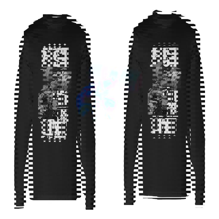 Gorilla プッシュリミットワークアウトダンベル ボディビルディング ジム フィットネス 長袖Tシャツ