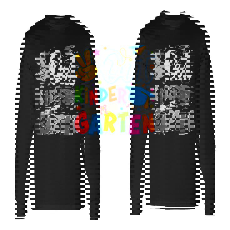 Graduación De Jardín De Infantes 2025 Para Niños Y Niñas Graduados 2025 Camiseta de manga larga