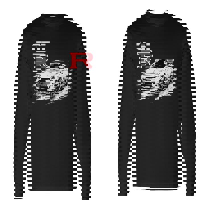Gt R 35 Jdm ストリートレーシング ドラッグ ドリフト スポーツカー 長袖Tシャツ