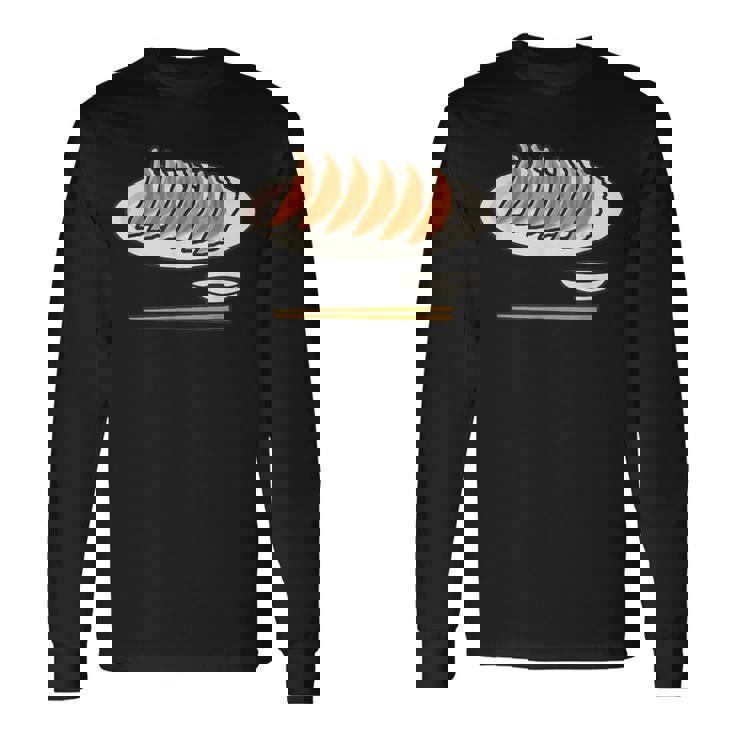 Gyoza Dumplings 和食 長袖Tシャツ