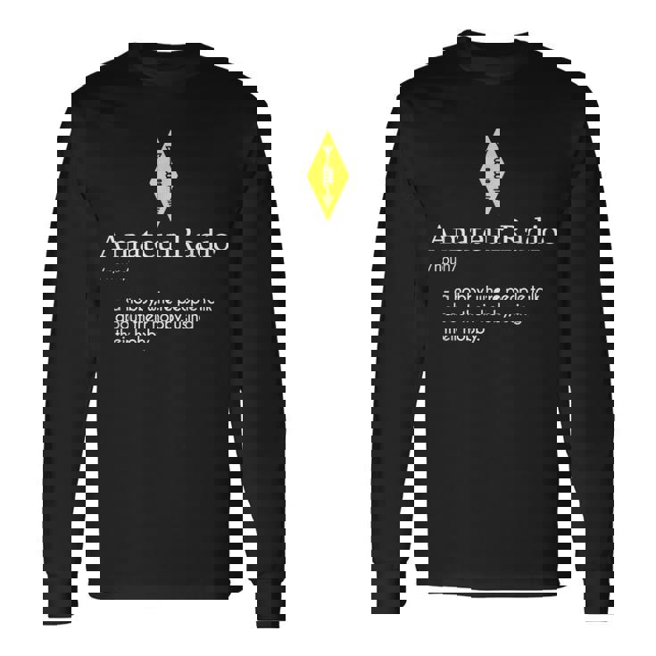 Ham Radio Operator I Ham Radio アマチュア無線機 長袖Tシャツ