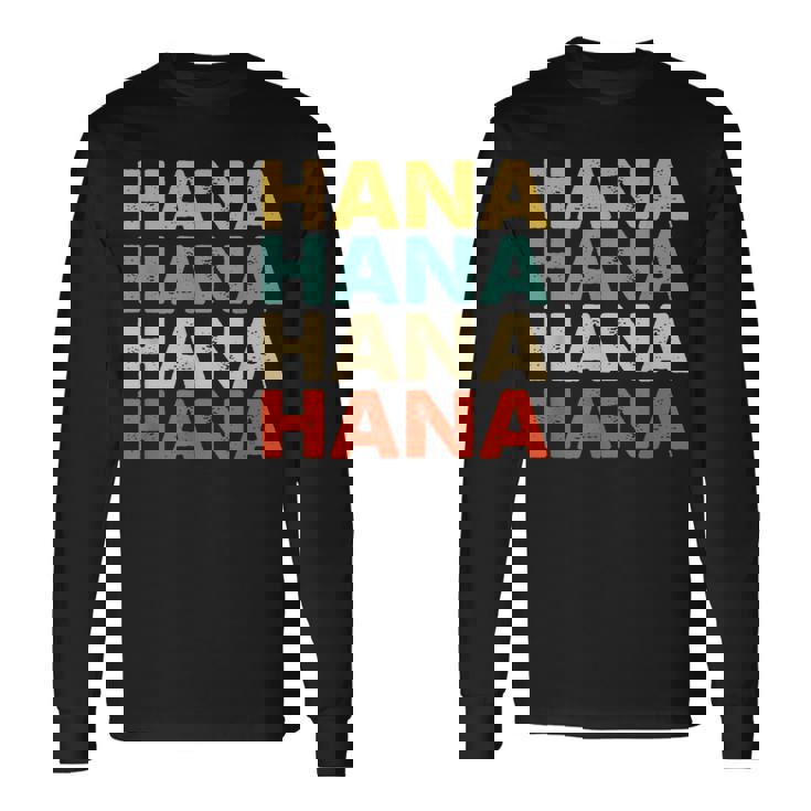 Hana 花 長袖Tシャツ