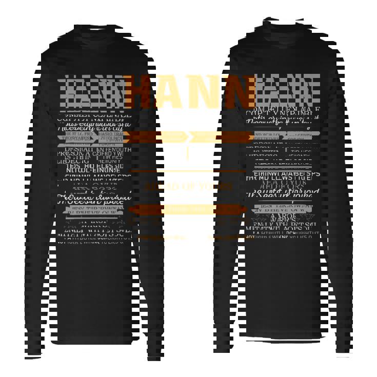 Hann Completely Unexplainable Notices Everything But Won’T Say It Name Long Sleeve T-Shirt Gifts ideas