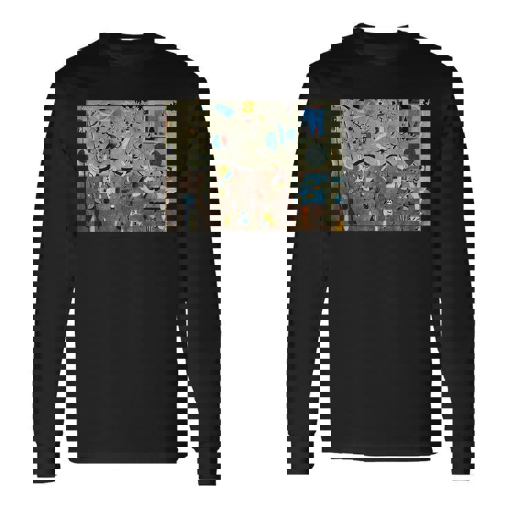 Harlequin's Carnival 有名な絵画 Miro作 長袖Tシャツ