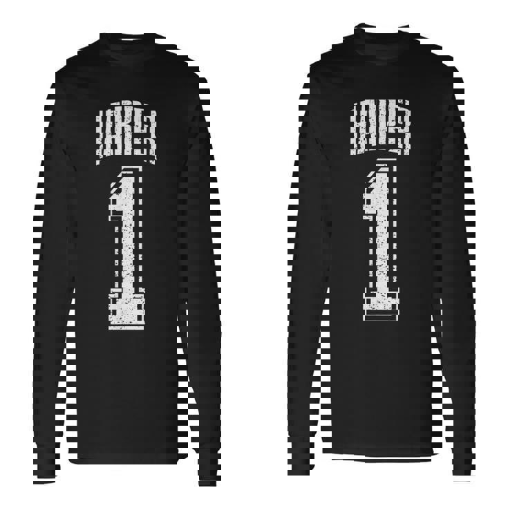 Harpereguidor Número 1 Greatest Fan Camiseta de manga larga