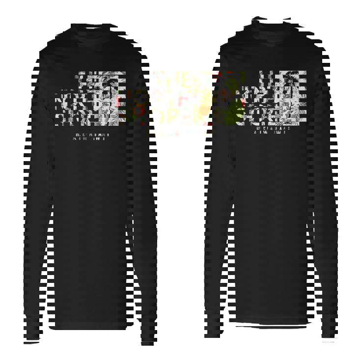 Hawaii The Northhore ハレイワヤシの木 長袖Tシャツ