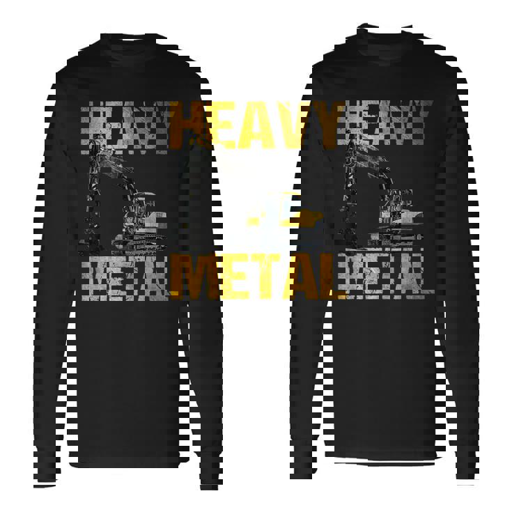 Heavy Equipment Operator Excavator Construction Backhoe 長袖Tシャツ