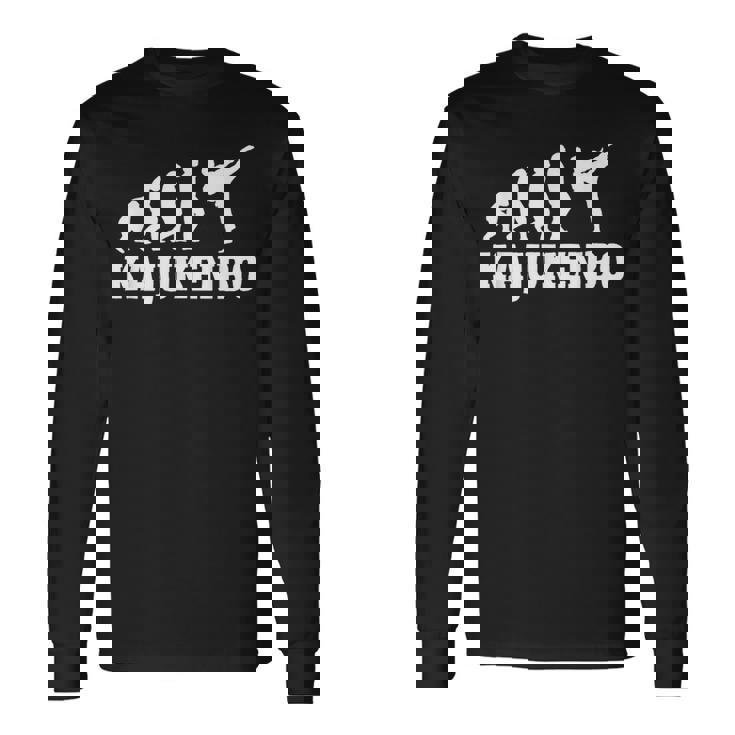Hombre Gran Kajukenbo Evolución Karate Judo Kenpo Boxeo Camiseta de manga larga