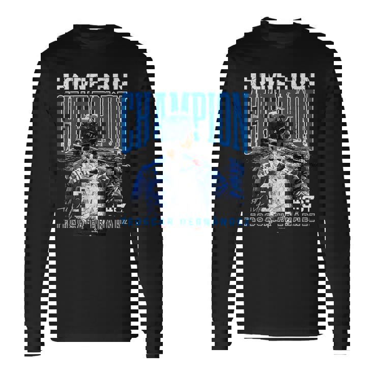 Home Run Champion Teoscar Hernandez Los Angeles Mlbpa 長袖Tシャツ