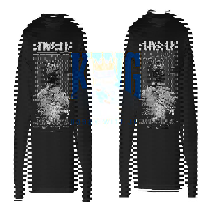 Home Run King Bobby Witt Jr Kansas City Mlbpa 長袖Tシャツ