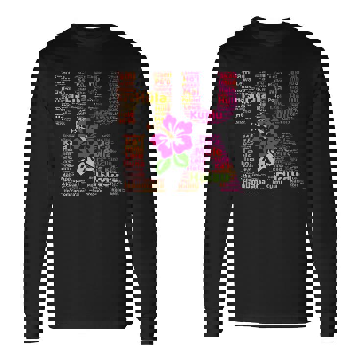 Hula Danceteps ハワイアンダンス クムハウマナ ギフト 長袖Tシャツ