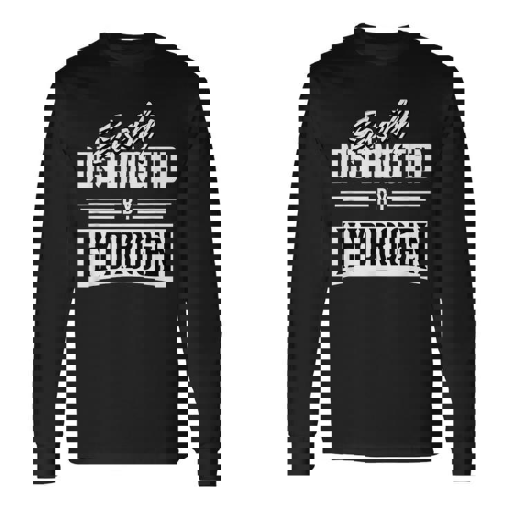 Hydrogen 再生可能エネルギー 原子燃料エレメント 水素 長袖Tシャツ