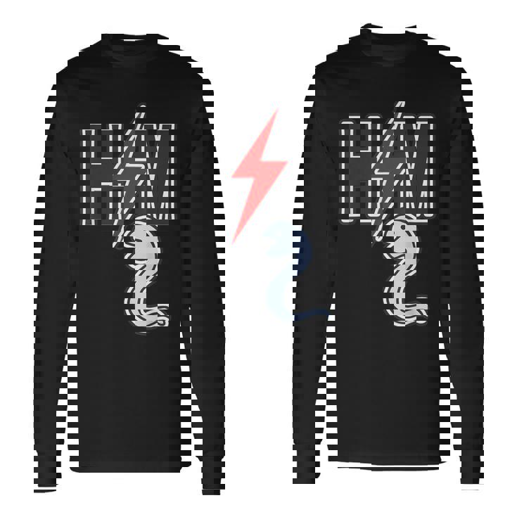 H／M ヘビーメタル《蛇 へび》巳年【どうぶつフレンズ】干支 十二支 2025 ゆるくて かわいい 動物 イラスト 面白 長袖Tシャツ