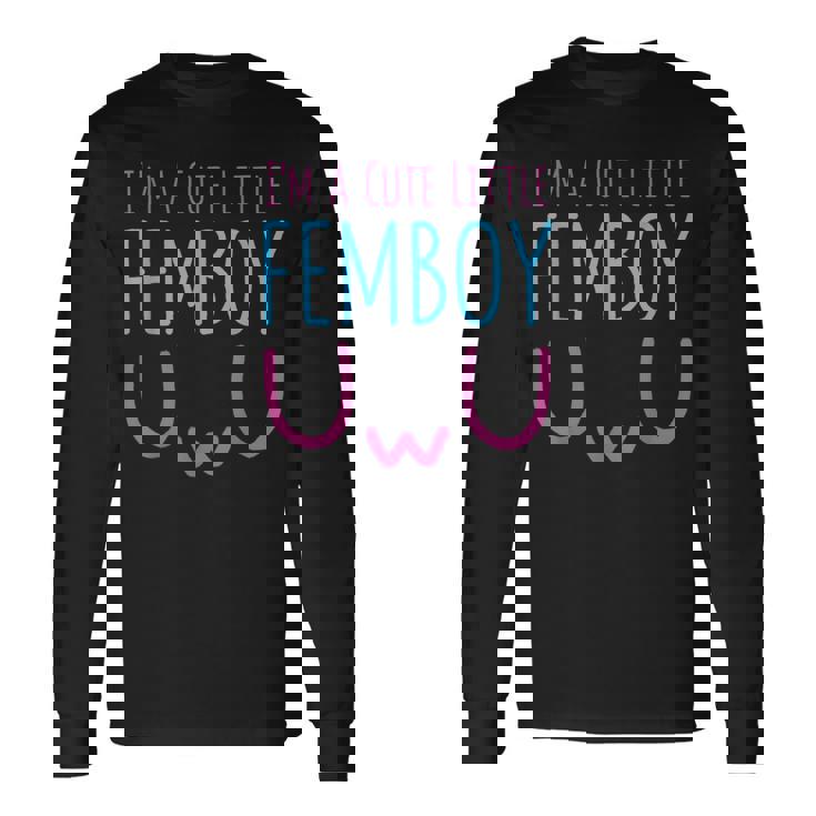 I'm A Cute Little Femboy Aestheticissy 長袖Tシャツ