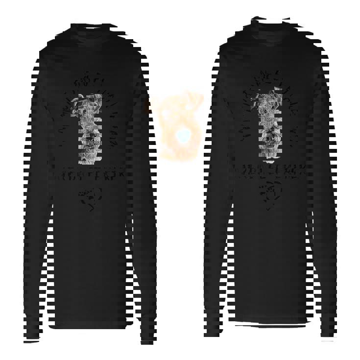 I'm Notingle I Have My Airedale Terrier エアデールテリア犬 長袖Tシャツ