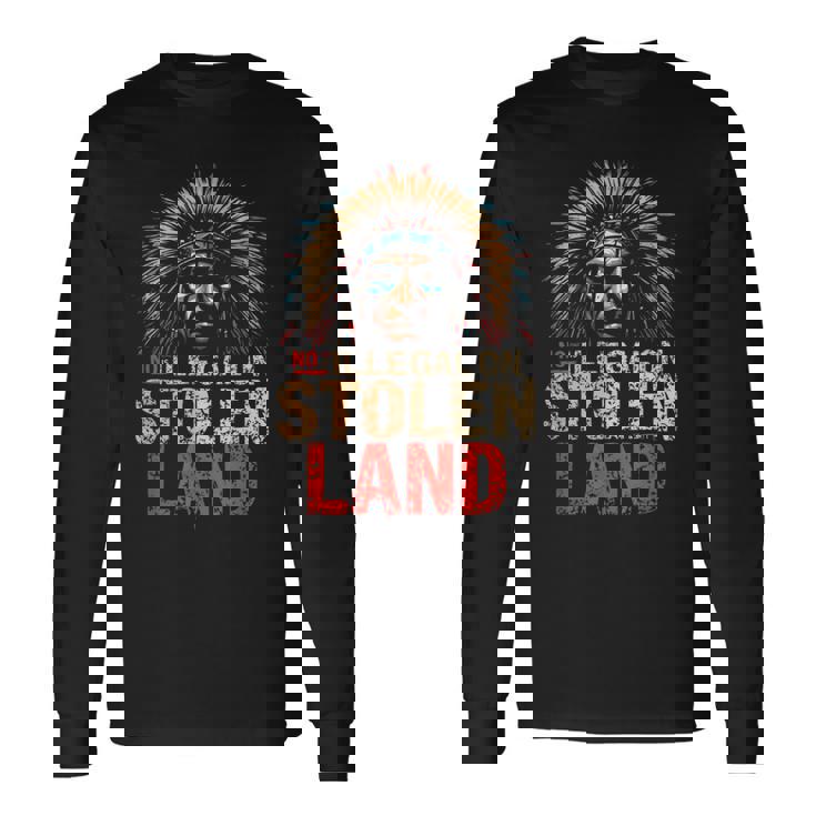 Indigenous Pride – Honoring Native History 長袖Tシャツ