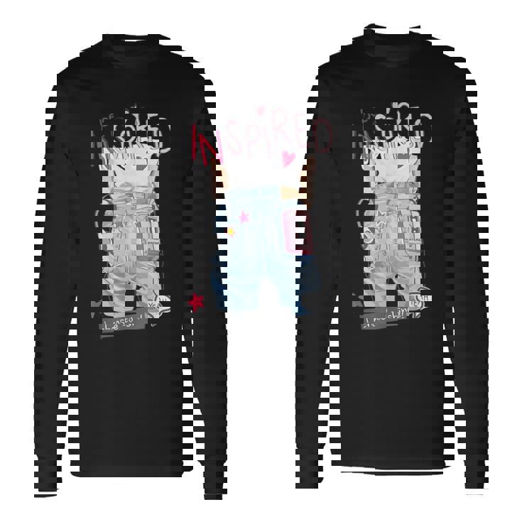 Be Inspired デニム レトロ I Choose Tohine ガールズ グラフィック 長袖Tシャツ