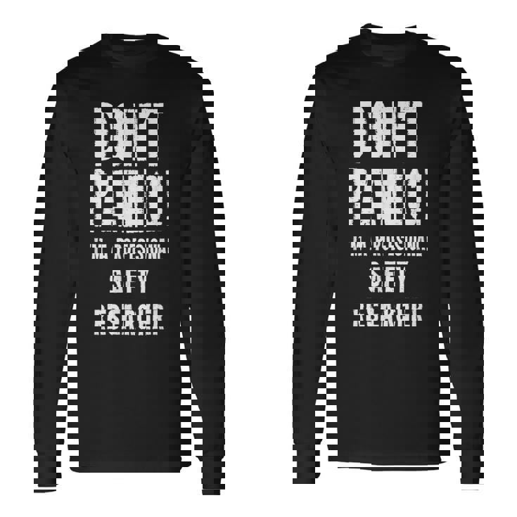 Investigador Deeguridad Camiseta de manga larga