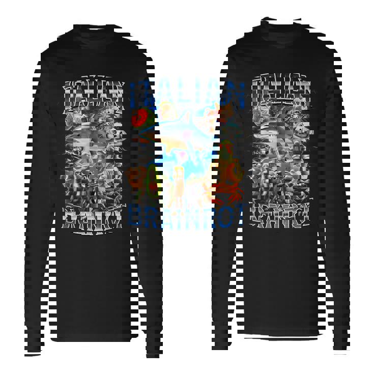 Italiana Brainrot 長袖Tシャツ