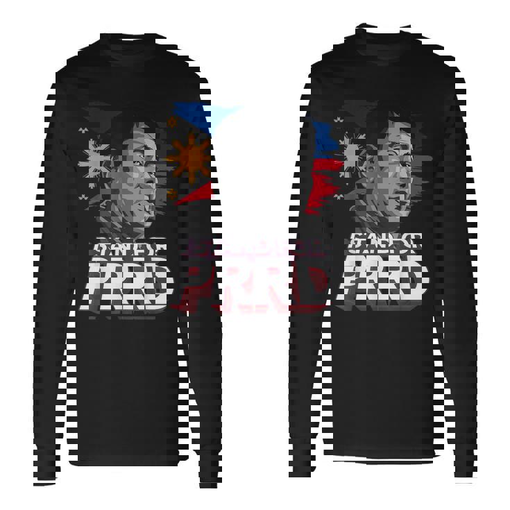 Itand For Prrd サポーター Digong Duterte フィリピン Du30 長袖Tシャツ