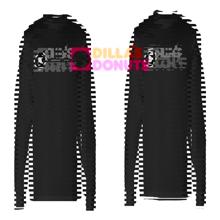 J Dillas ドーナツ ヒップホップ ジェイディー 長袖Tシャツ